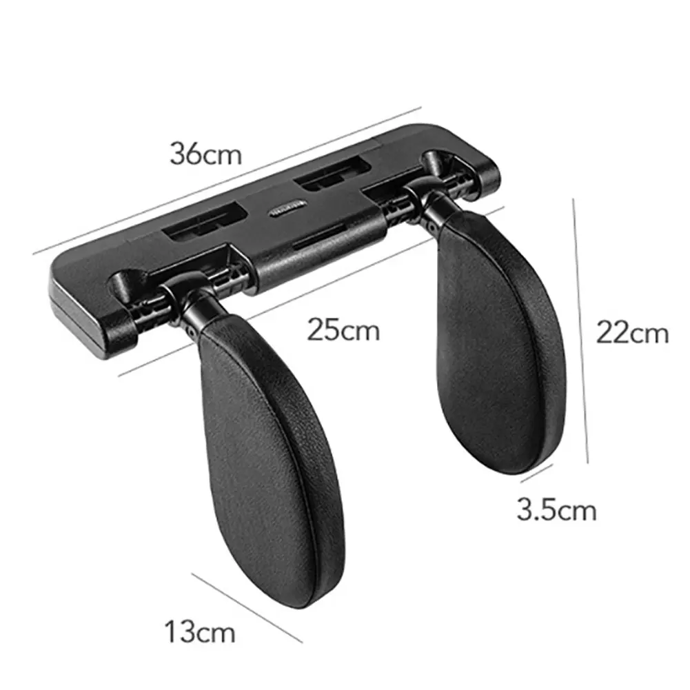 

Universal car Interior neck pillows both side leather single headrest fit for most car filled fiber pillow Car Accessorries