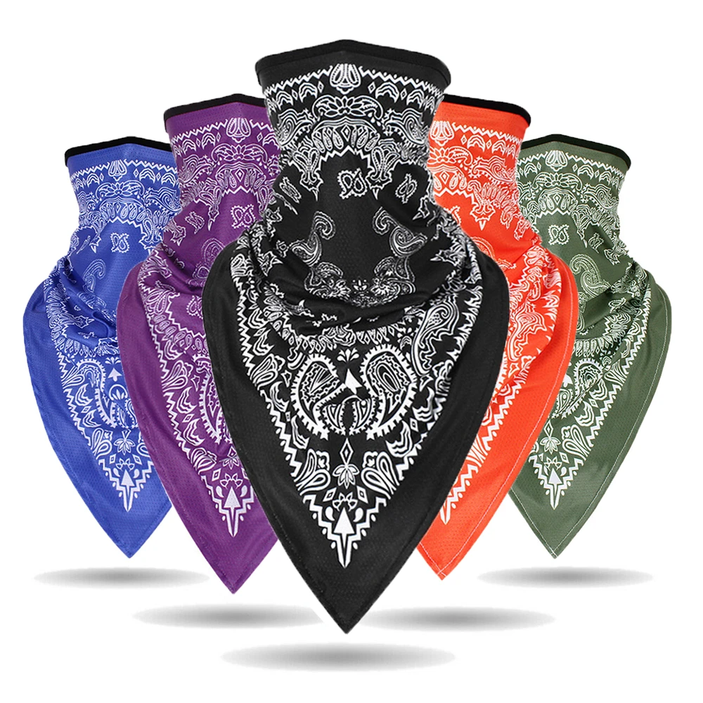 

Hot Triangle Scarf Cycling Bandana Hiking Camping Hunting Running Fishing Army Bicycle Military Tactical Airsoft Half Face Mask