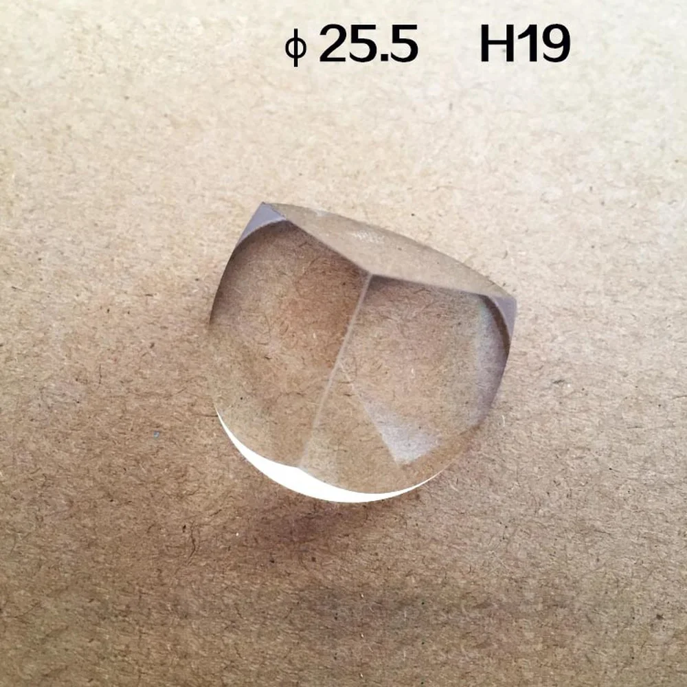 Optical Prism K9 Glass 5.5mm Diameter Transparent Pyramid Range Finder Component Equipment Teaching Experiment Tool Customized |