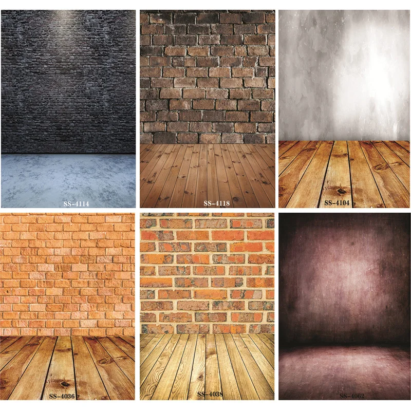 

SHENGYONGBAO Art Fabric Photography Backdrops Brick Wall Theme Photo Studio Background 20026SS-02