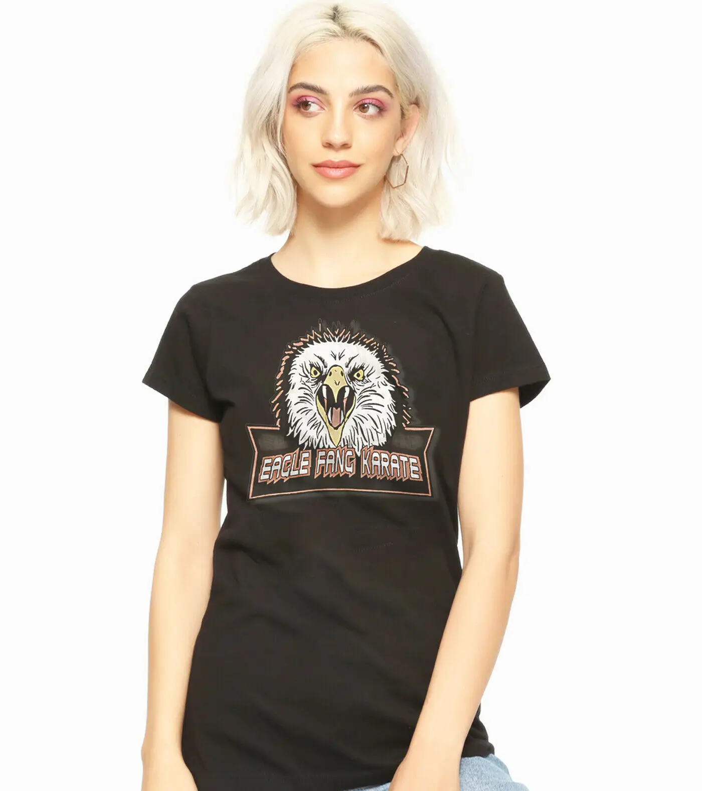 

Eagle Fang Karate T-Shirt Eagle Fang Karate Unisex T-Shirt Versatile O - Collar Four - Season Printed T-shirt Short Sleeves