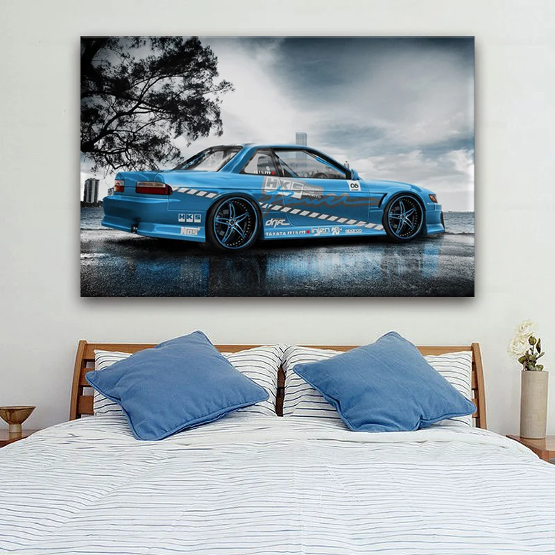 Silivia японская Настройка дрифта carsгостиная домашняя стена Современный