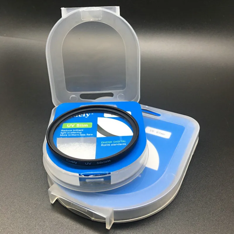 Цифровой УФ-фильтр для объектива 37 40 5 43 46 49 52 55 58 62 67 72 77 82 мм