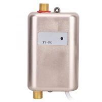 electric water heater instantaneous hot shower flow fast heating kitchen bathroom stainless steel tankless water heater
