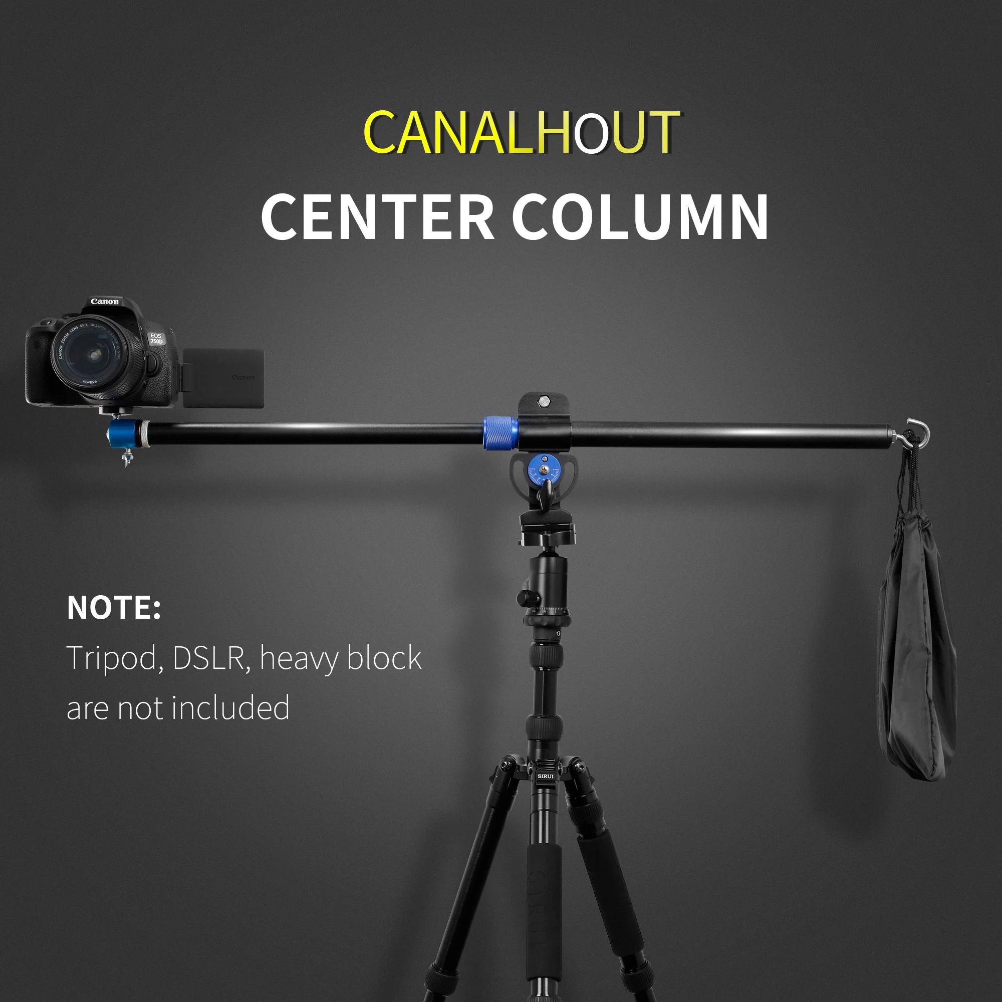 CM80 Camera Smartphone Overhead Mount Stand Adjustable 30" Pole Tripod Extension Arm with Ball Head center column | Электроника