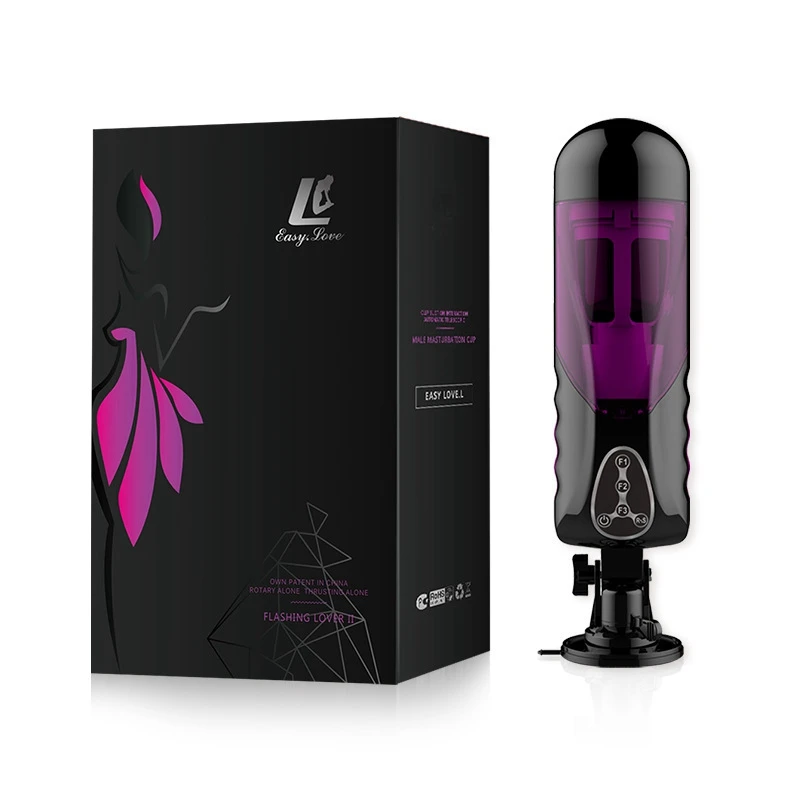 Мужской мастурбатор с электрическим вращением автоматическая телескопическая