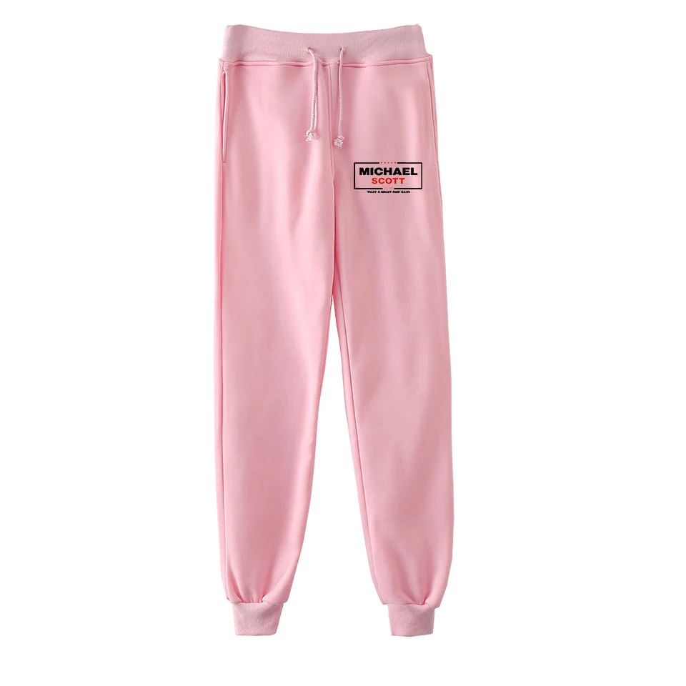 

New TV Show Dunder Mifflin Good Quality Custom Trousers Jogger Pants Streetwear Long Pants Casual Sweatpants Winter Men Women