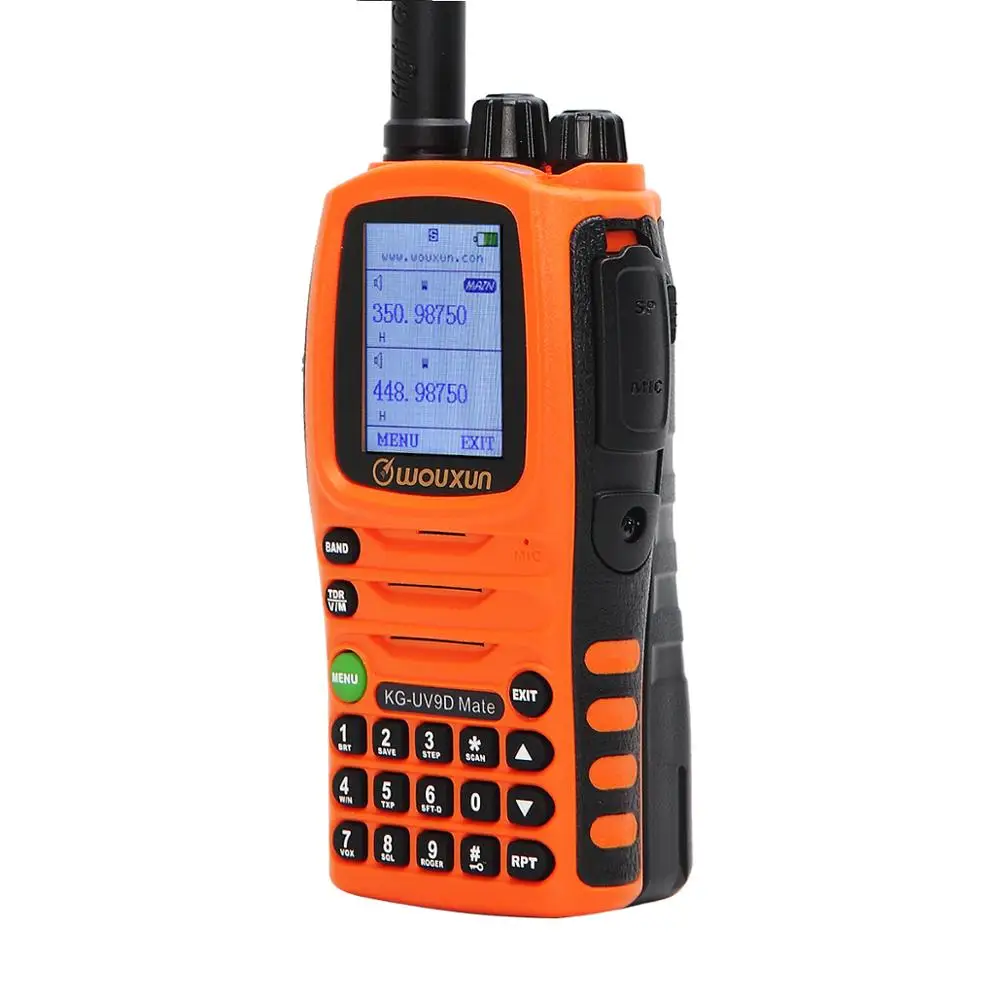 Wouxun KG UV9D Коврики 10 Вт Мощный 3200 мАч 7 полос AirBand ремешки крест накрест ретранслятор