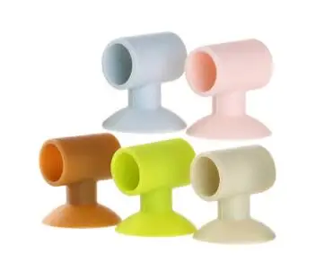 Практичная ручка для двери силиконовая антиколлизия 13 г присоска домашней