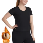 Новое термобелье, топы, потная рубашка, термошейпер, женская зимняя одежда, теплая одежда для фитнеса и сауны