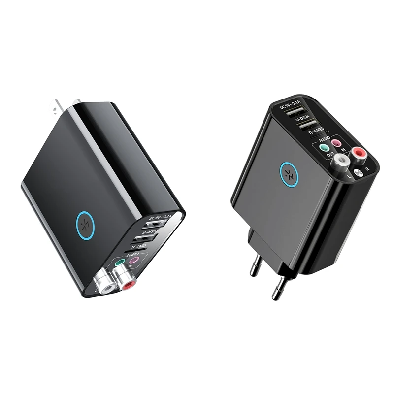 

Bluetooth Receiver Transmitter 2-In-1 Bluetooth 5.0 AUX Audio Adapter for TV Headphone Speaker PC