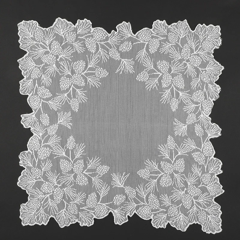 Кружевной угловой столик много размеров вечерние для домашнего праздника