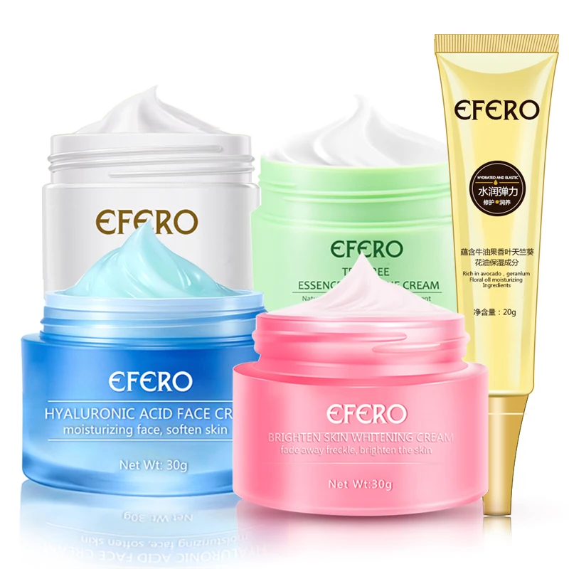 Крем для лица с гиалуроновой кислотой увлажняющий отбеливающий от морщин и