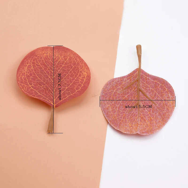 

10pcs Christmas leaves wedding gift Festive supplies artificial plants decorative flowers wreaths home decor silk leaf wholesale