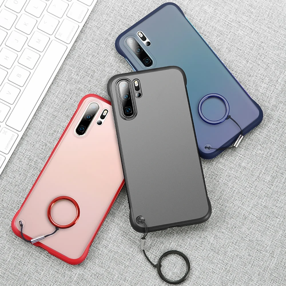 Чехол без оправы LAPOPNUT для HUAWEI Mate 20 Pro P20 P30 тонкий ударопрочный полупрозрачный