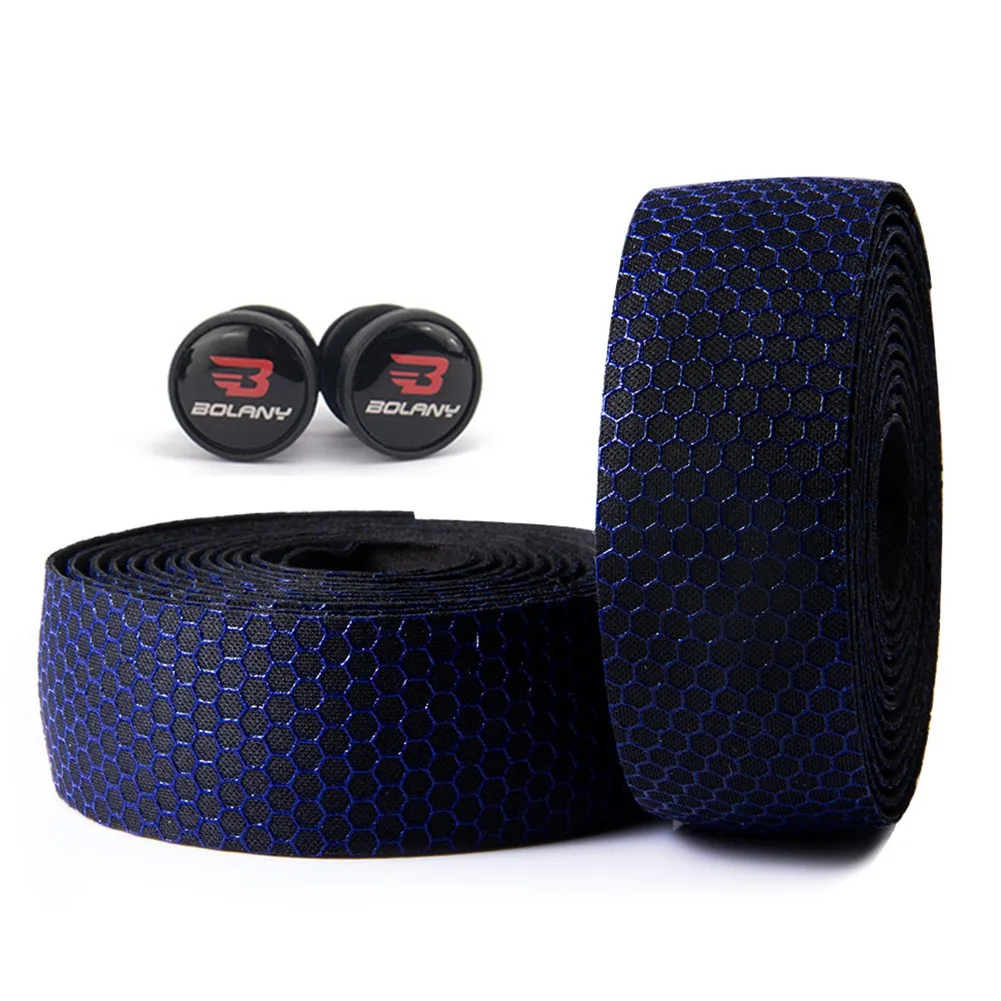 

1 Pair Road Bike Handlebar Straps PU Leather Breathable Wear-Resistant Bicycle Wrap Non-slip Shock-absorbing Cycling Accessories