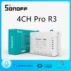 2345 шт. Sonoff 4CH Pro r3 Интеллектуальный переключатель Wi-Fi домашних работ с AlexaGoogle дома