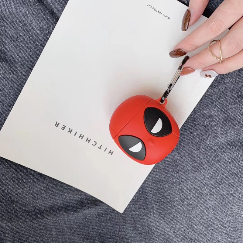 Marvel hero для Apple Airpods 1/2 чехол защитный чехол милый Bluetooth чехол для наушников Модный мягкий силиконовый чехол s гарнитура Capa