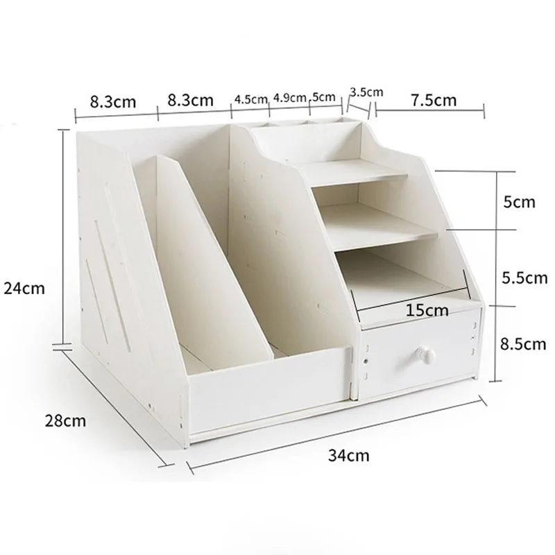 DIY органайзеры для журналов настольный органайзер держатель книг канцелярские