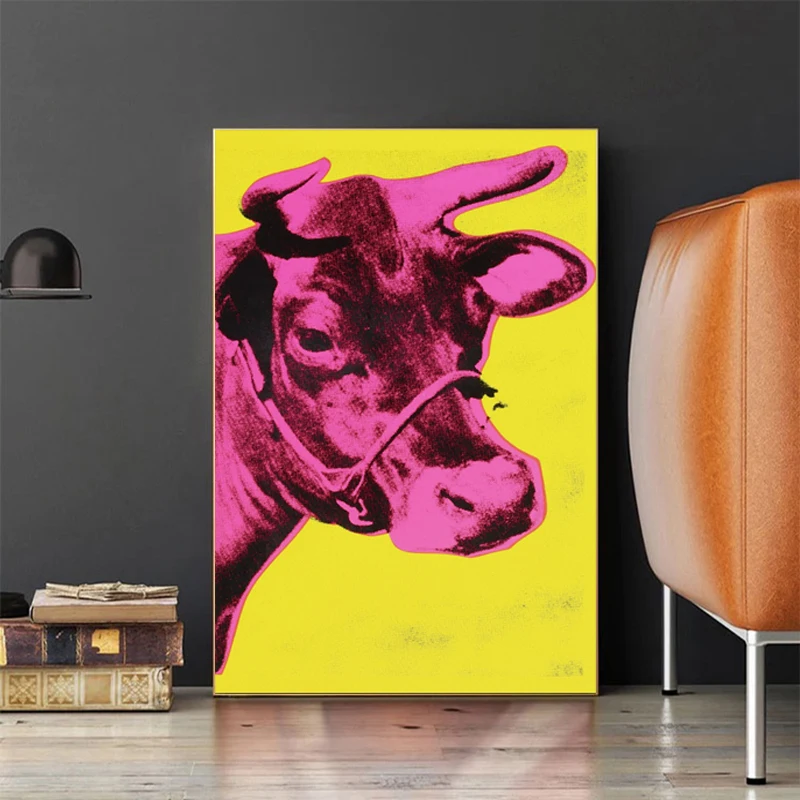 Cowc RELIABLI ART Highland Cow картина с животными на холсте напечатанная настенная живопись для гостиной современные картины для украшения без рамы - Цвет: Cowc