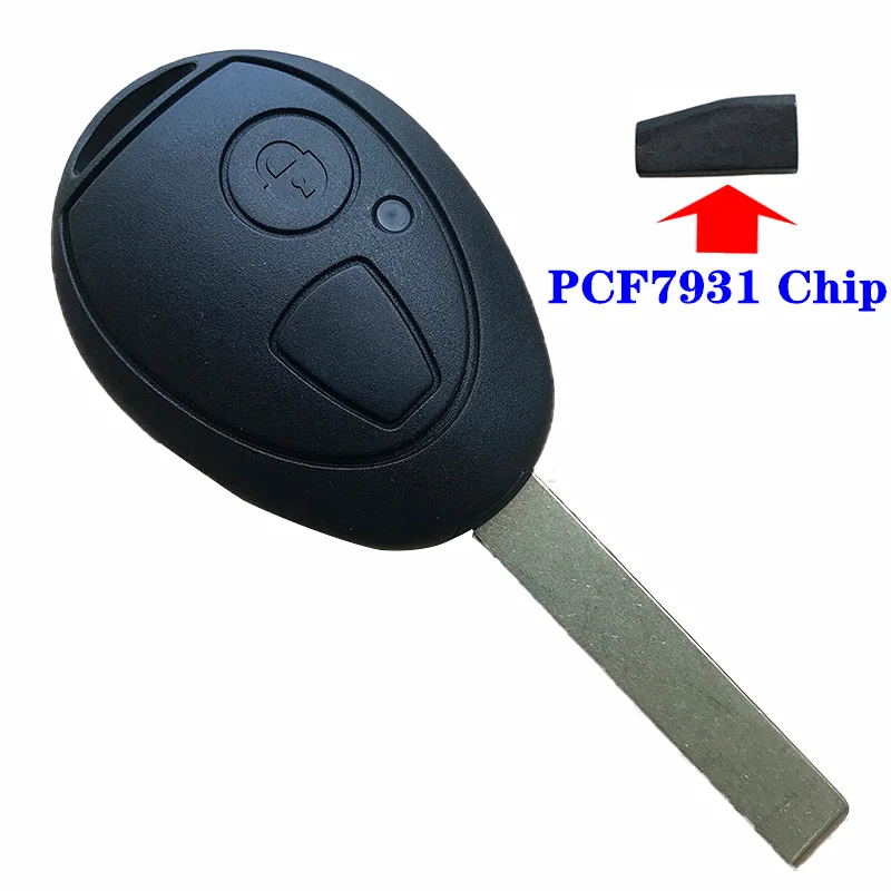 RMLKS Uncut Blade 2 кнопочный чехол для дистанционного ключа от машины оболочка Fob ключей