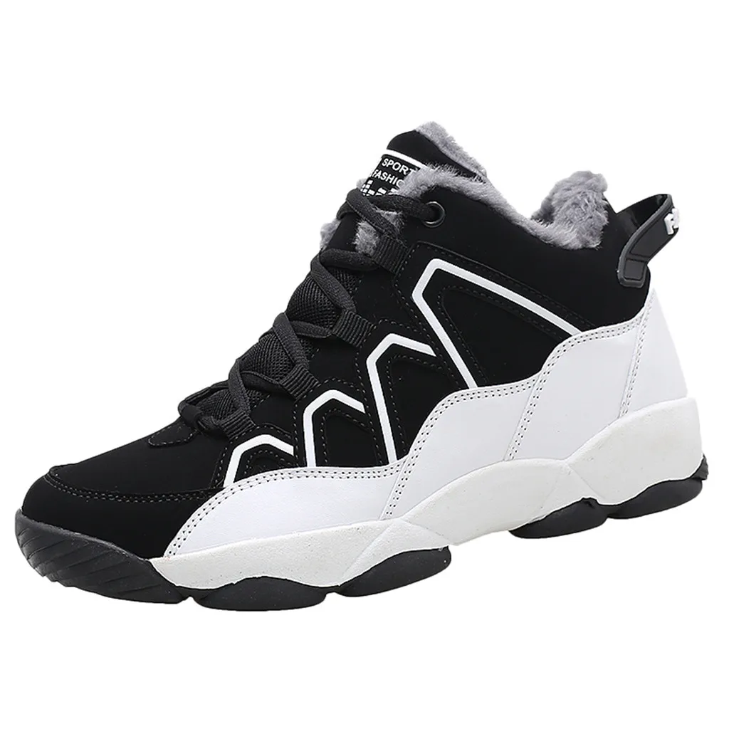 SAGACE/Новая зимняя мужская обувь бархатная теплая Пара моделей спортивная