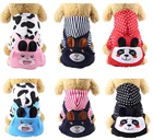 Новые Pet Одежда с принтом в виде собак мягкий теплый комбинезоны для домашних животных собак, одежда для собак пижамы из флиса собаки пальто куртки для чихуахуа, йоркширского терьера Ropa Perro