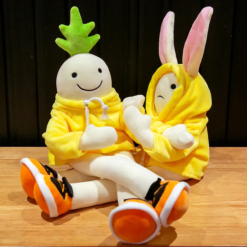 

50cm Anime Funny WOONGJANG Dolls Yellow Banana Man Plush Figurine Toys Korea Popular Appease Plushie for kids Birthday Gifts