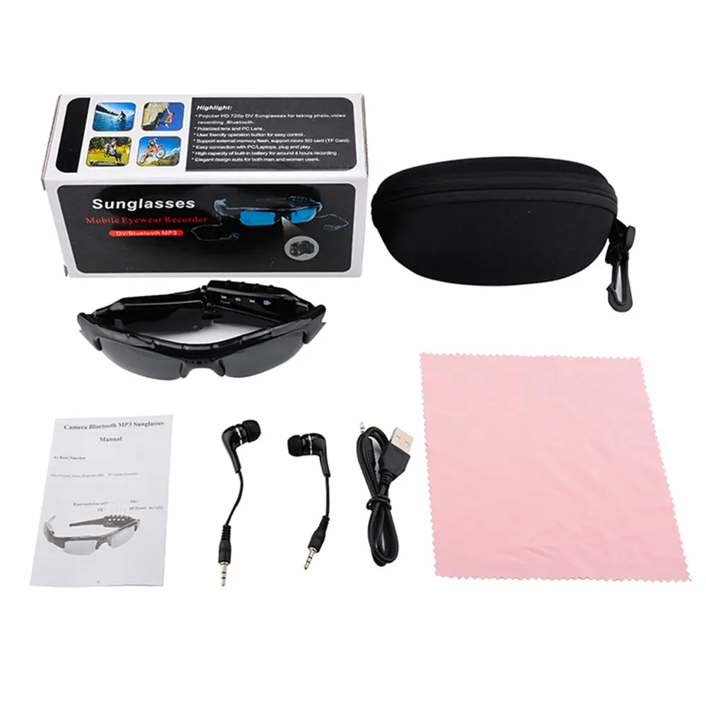 

NEW 1080p Cycling Camera Mini Sun Glasses Eyewear HD Digital Video Recorder Glasses Camera Mini Camcorder Video Sunglasses DVR