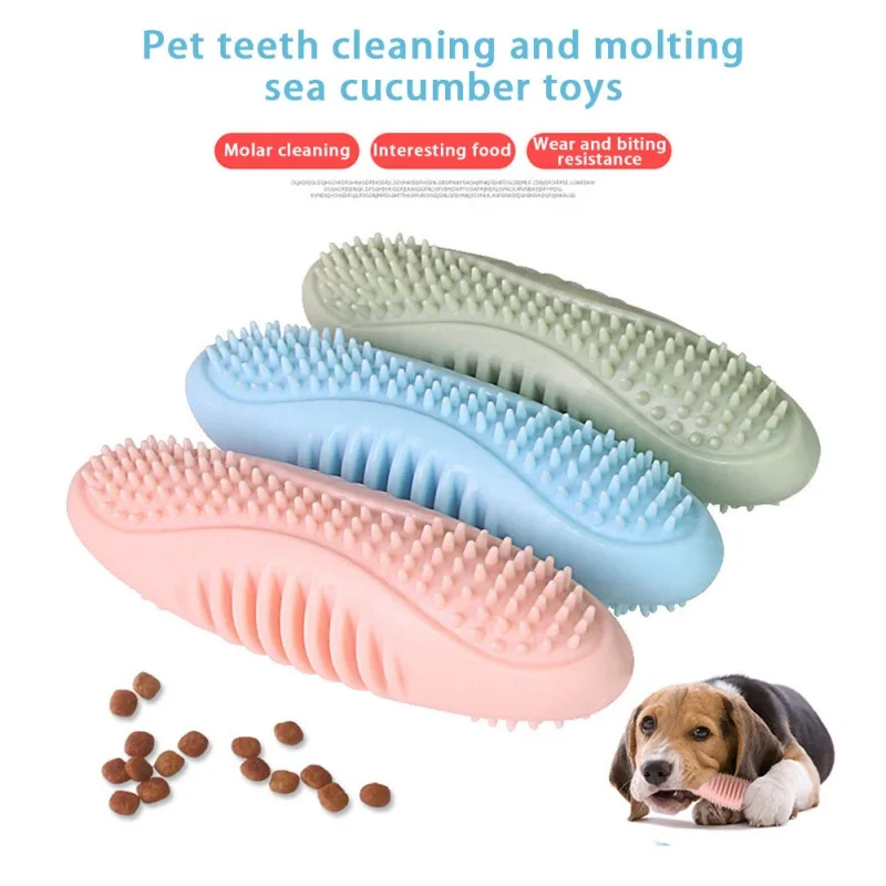 

Pets Dog Chew Toys For Puppy Cat Teething Toys Soft Durable Toothbrush Cleaning Teeth Protects Oral Health Dog Accessories