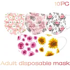 Одноразовая маска для лица маски для взрослых Mascarilla для женщин и мужчин, Нетканая трехслойная дизайнерская маска с фильтром и петлей для ушей, дышащие маски