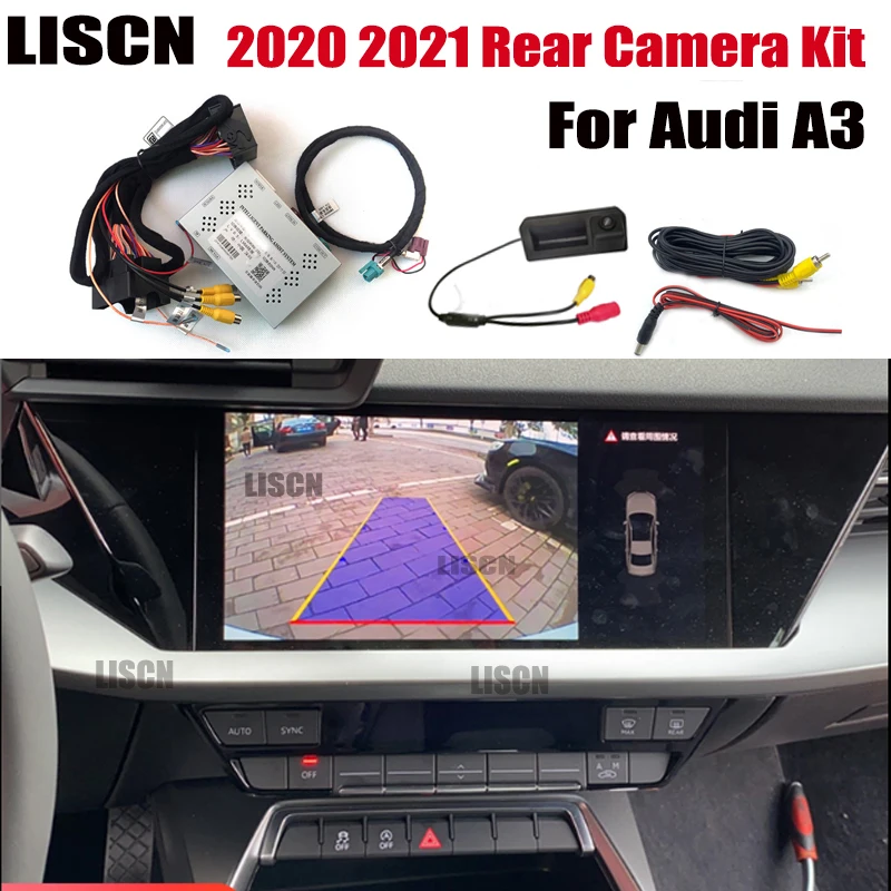 

Front Rear Camera Interface Adapter For Audi A3 2020 2021 connect original screen Backup Parking Reverse camera