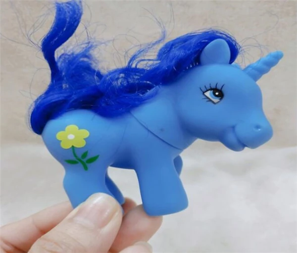 Cute Vintage Rubber Antique Horse Doll Pocket Baby Doll Toy Children Birthday Gift