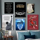 Мотивационный холст, постер с автомобилем, вдохновляющий успех, ледяная Гора, с принтом с цитатой, баскетбол, Спорт, настенное искусство, Декор для дома, офиса, комнаты