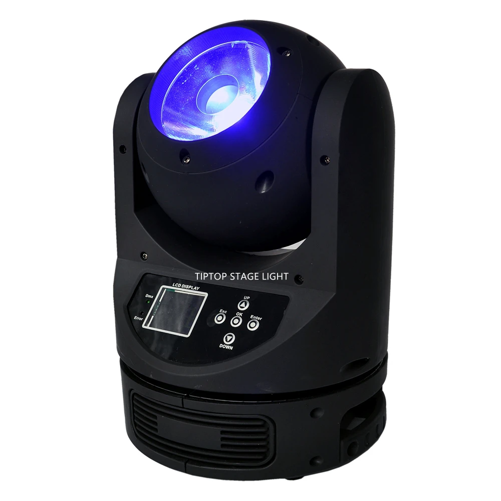 

Freeshipping 8 Unit TP-L673 60W Led Moving Head Beam Light RGBW 4IN1 Color X Axis Endless Rotation Full Color LCD Display