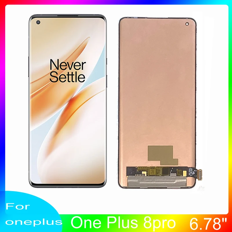 

Deronweer Original AMOLED Display For OnePlus 8 pro LCD Display Screen Touch screen Digitizer Assembly OnePlus 8 Pro LCD Screen