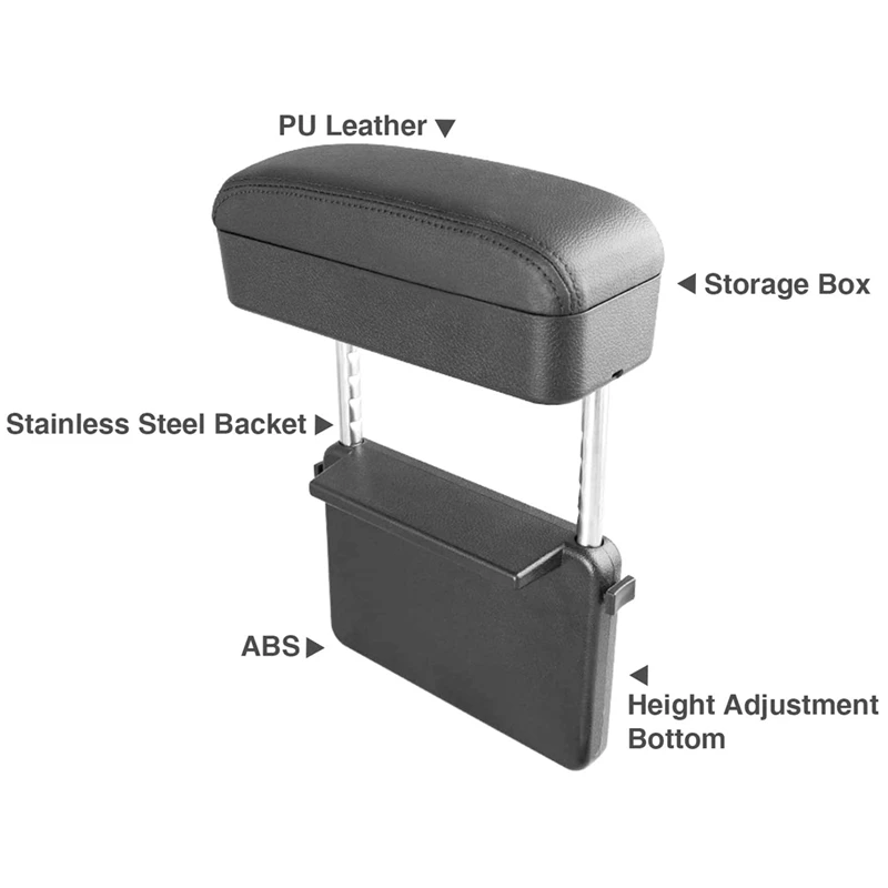 

Armrest Box Protector GM Center Console Armrest Extender Through Elbow and Forearm Adjustable Armrest Pad