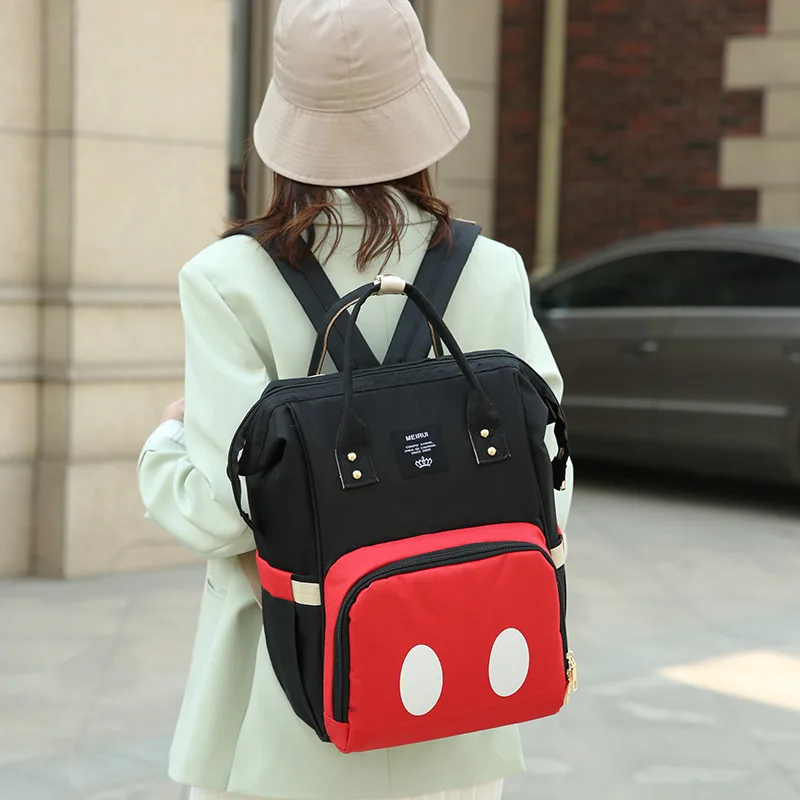 

Cartoon Style Nappy Bag Travel Mummy Bag Multifunction Backpack Fashion Large Capacity Baby Care Bags Waterproof BZT045