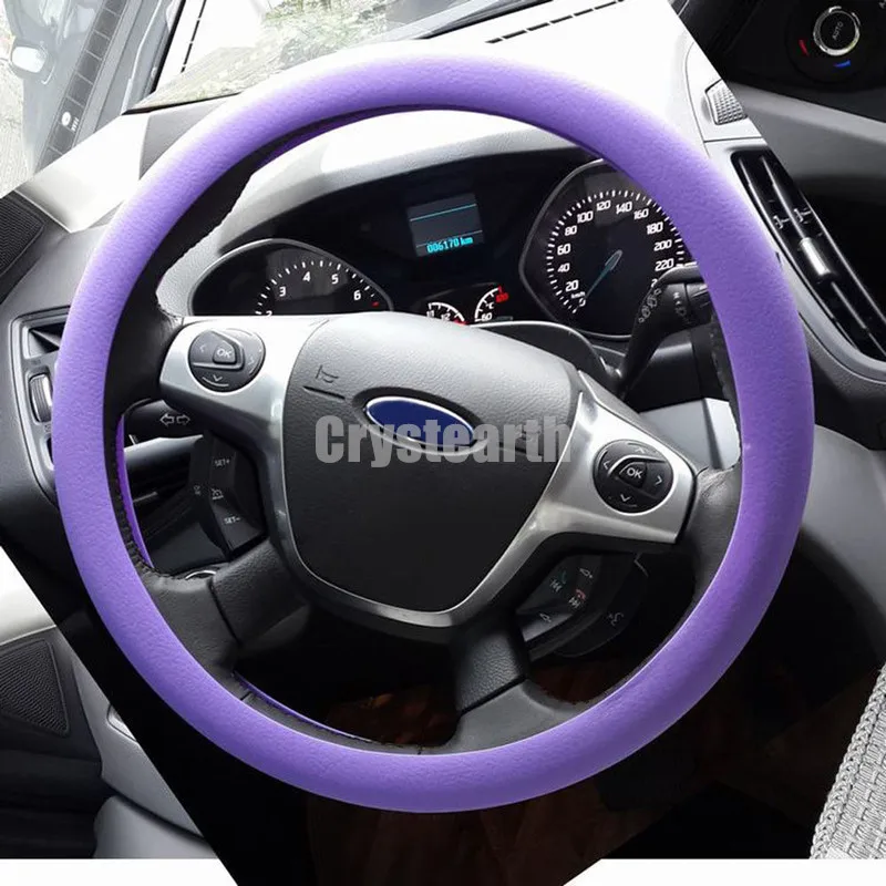 Универсальная оплетка рулевого колеса автомобиля 37-38 см Спортивная для Audi Volkswagen