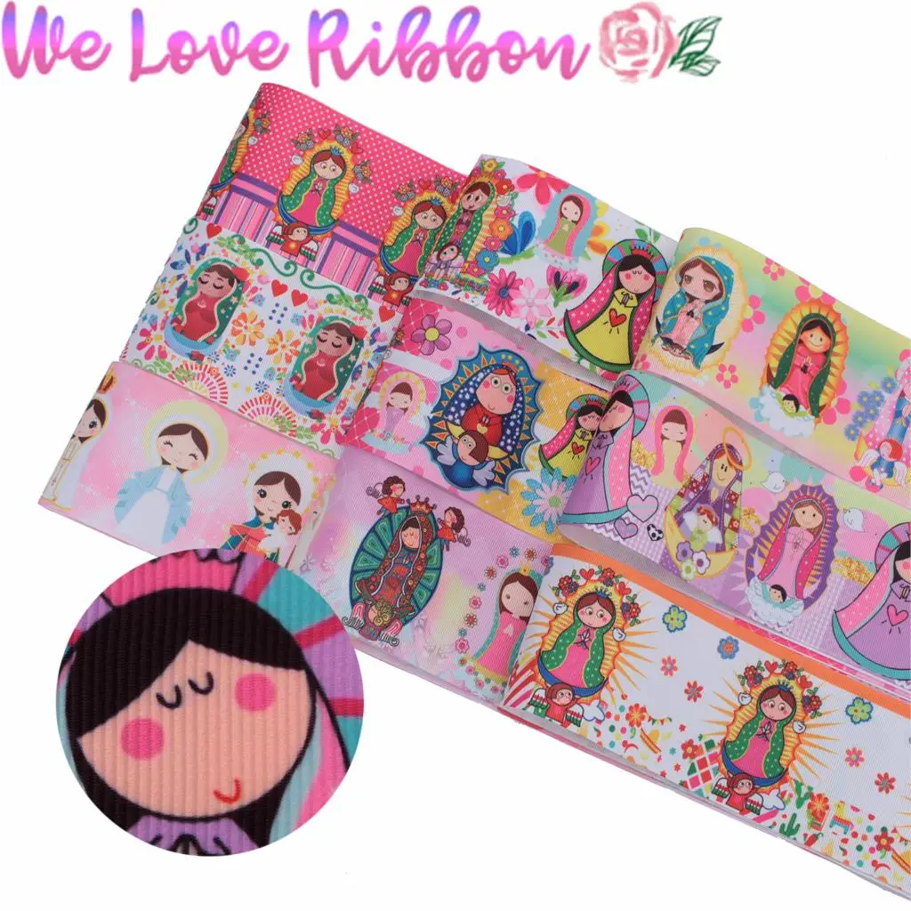 16 мм-75 мм Мехико девушка серия градиент цвета полосы цветок печатные корсаж/враг