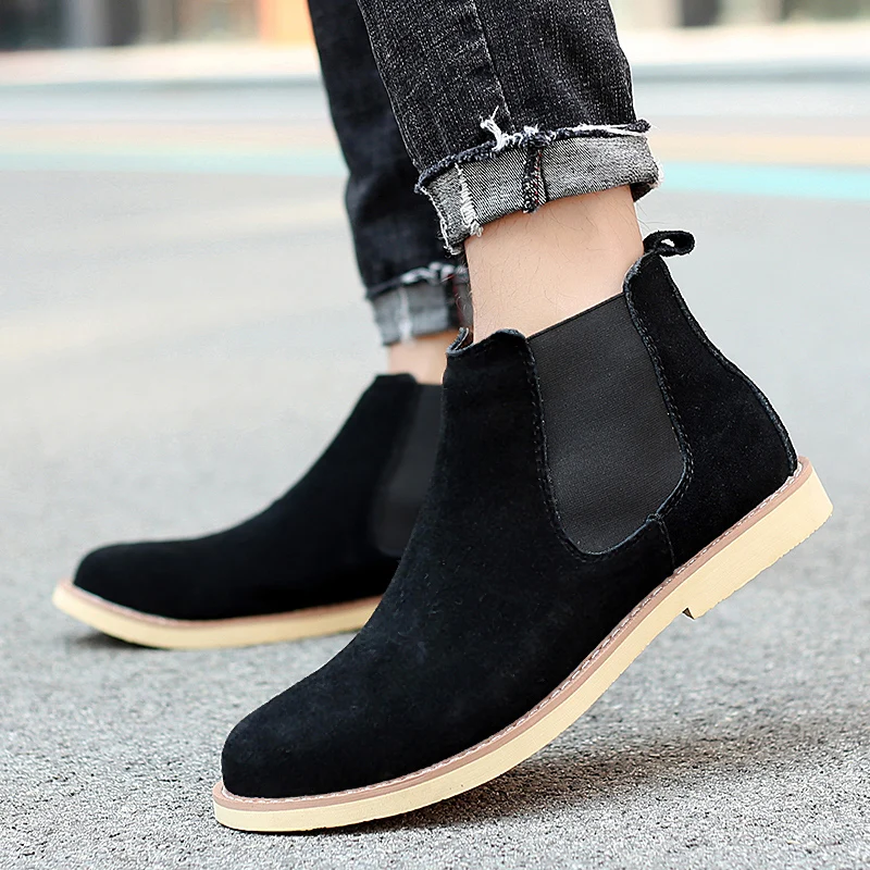 

Sneakers High Top High Sneakers Mens Casual Shoes Hot Sale Men's Top Men Black Fashion For Leisure Hightop Leather Causal