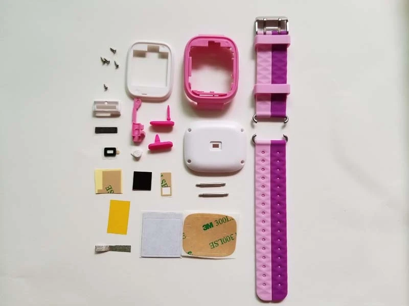 Q90 дети Smartwatch Ремонтный комплект крышка с полным корпусом винты клейкий силиконовый ремешок для часов Пластиковые чехлы Замена