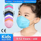 5-100 шт., детская моющаяся маска с фильтром фильтр маска для ребенка 9 - 12 лет KN95 маска для детей