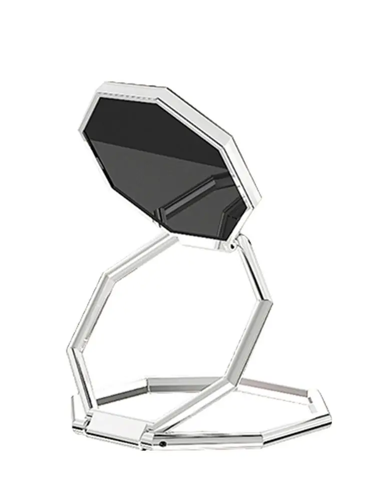 

Складной магнитный держатель с двумя кольцами, поворот на мобильный телефон градусов, портативная металлическая пряжка, выдвижная настоль...