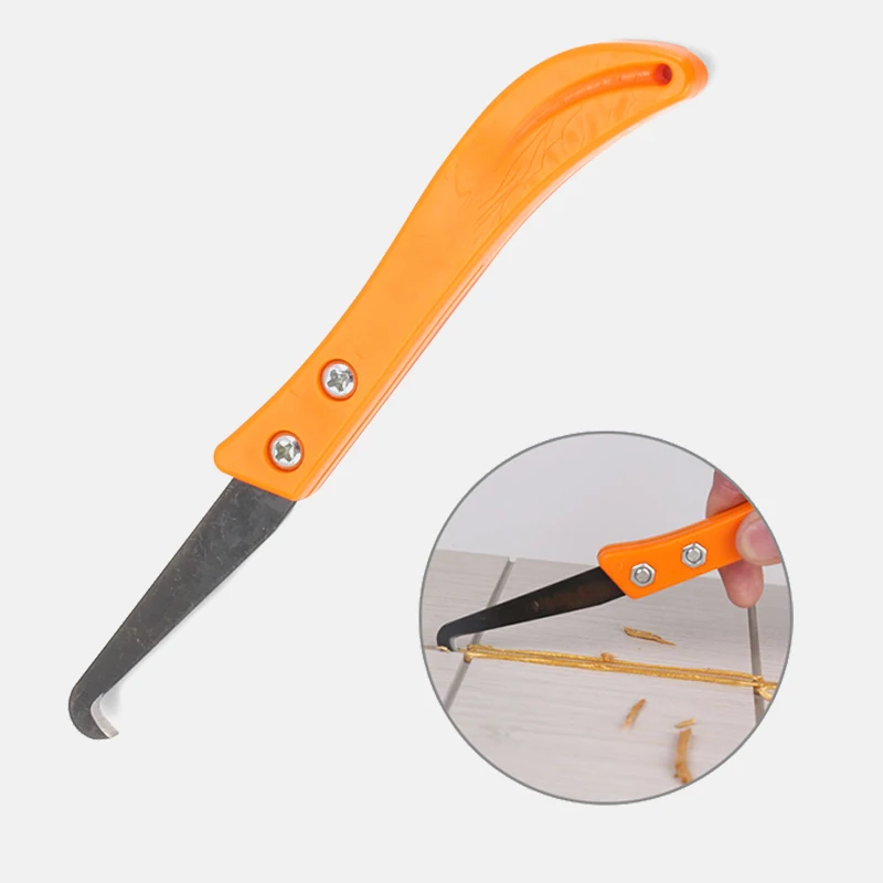 

Professional Tile Gap Repair Tool Notcher Collator Tile Gap Repair Tool Cleaning and Removal Grout Hand Tools Hook Knife
