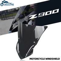 motorcycle accessories high quality windscreen windshield viser visor for kawasaki z 900 z 900 z900 2017 2018 2019