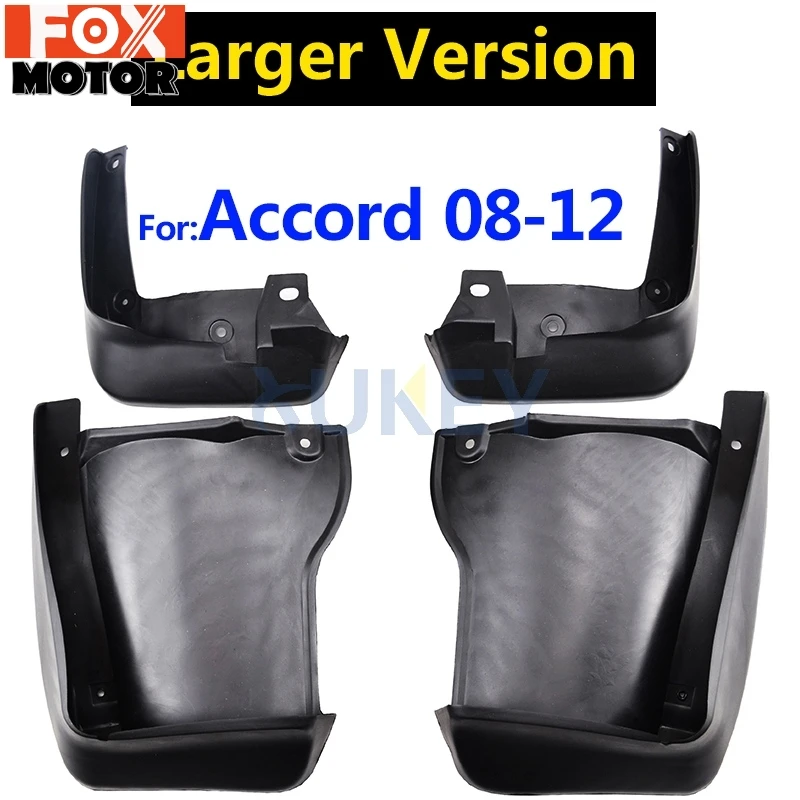 

Набор литых брызговиков для Honda Accord Sedan 2008-2012 Брызговики передние задние брызговики крыло брызговиков 2009 2010 2011