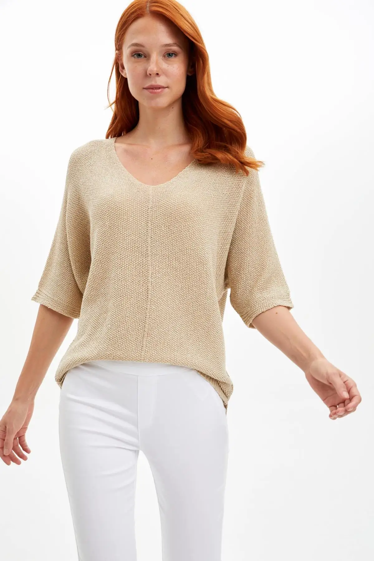DeFacto Autumn Woman Pullover Tricot Jumper Casual Female Fashion New Season-K6610AZ19AU | Женская одежда