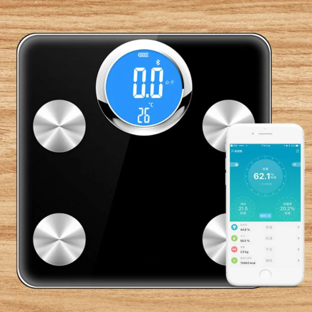 Новые умные Bluetooth весы для тела и жира бытовые здоровья точные c | Дом сад