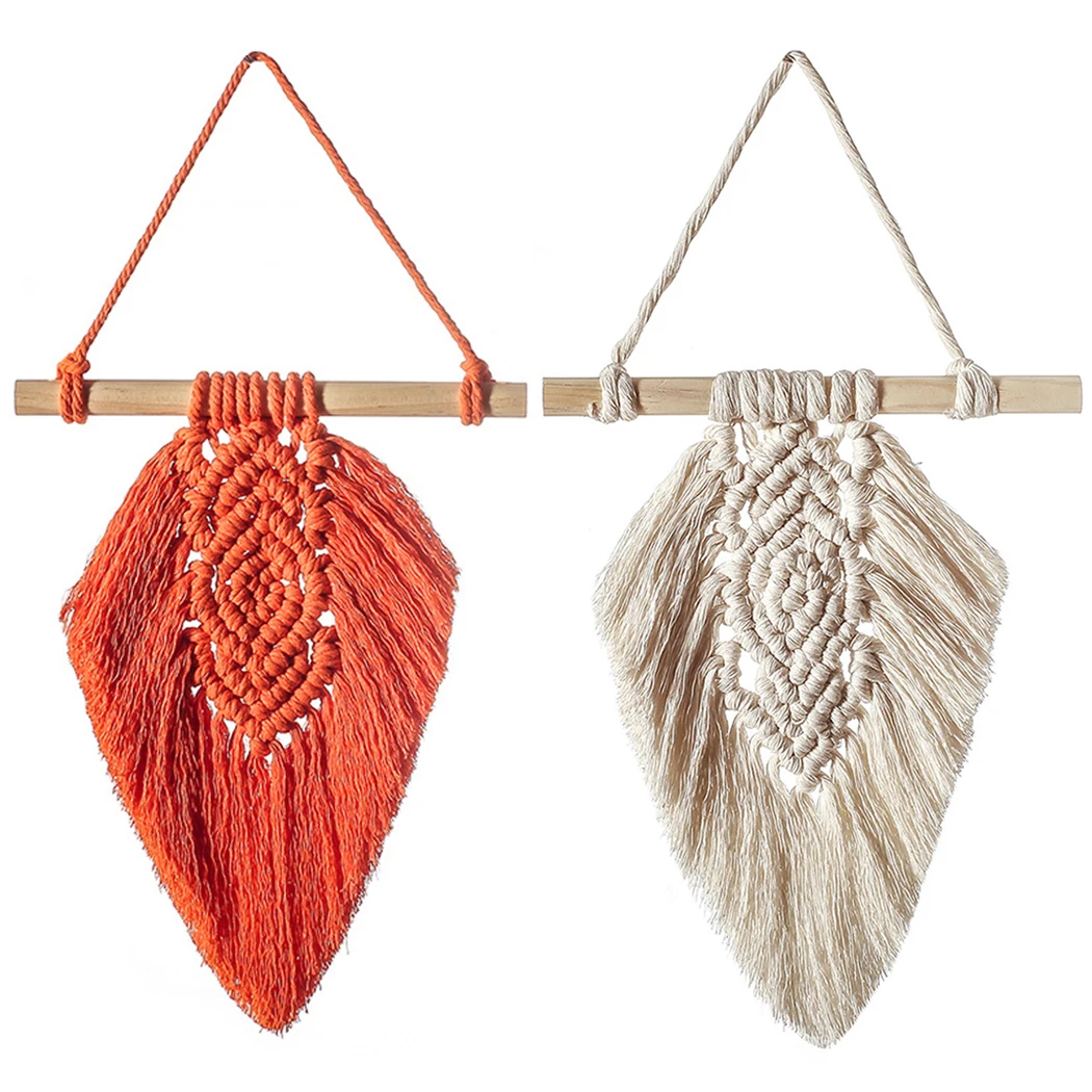 

Hand-woven Tapestry Feather Living Room Hanging Decoration Baby shower